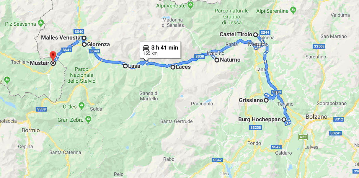 ValVenostaItinerario